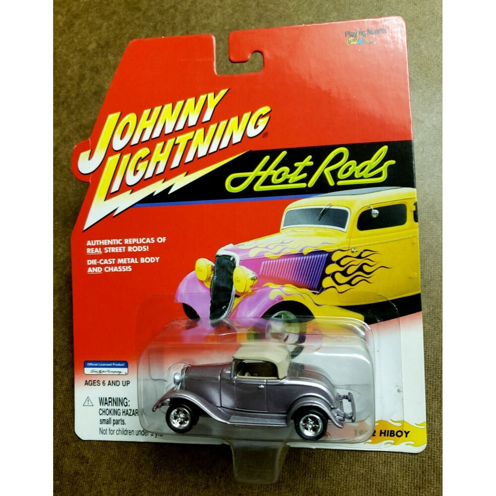 2000 Johnny Lightning 1932 HIBOY Metallic Silver Hot Rods Series 1:64 Chrome 5SP